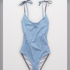 AE Seersucker & Gingham Swimsuit